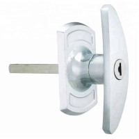 Zinc alloy T handle lock for cabinet and garage door