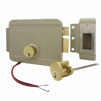 High Security Electric Rim Lock Door Lock 12V with rim cylinder